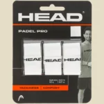 Head Padel Pro Overgripit, Valkoinen - 3 kpl