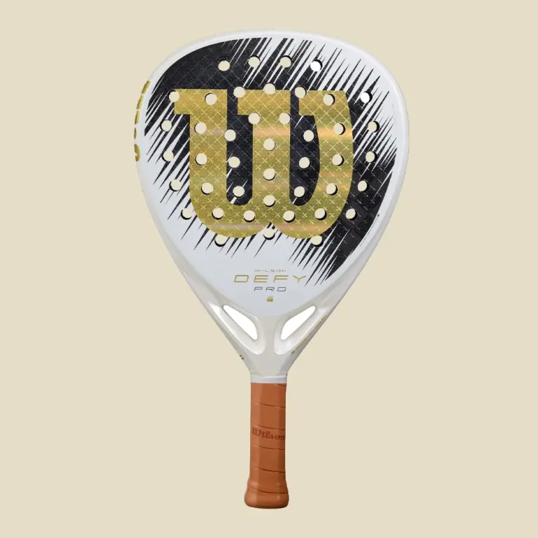 Wilson Defy Pro V1 Special Edition 2026, kulta / musta, kuva edestä