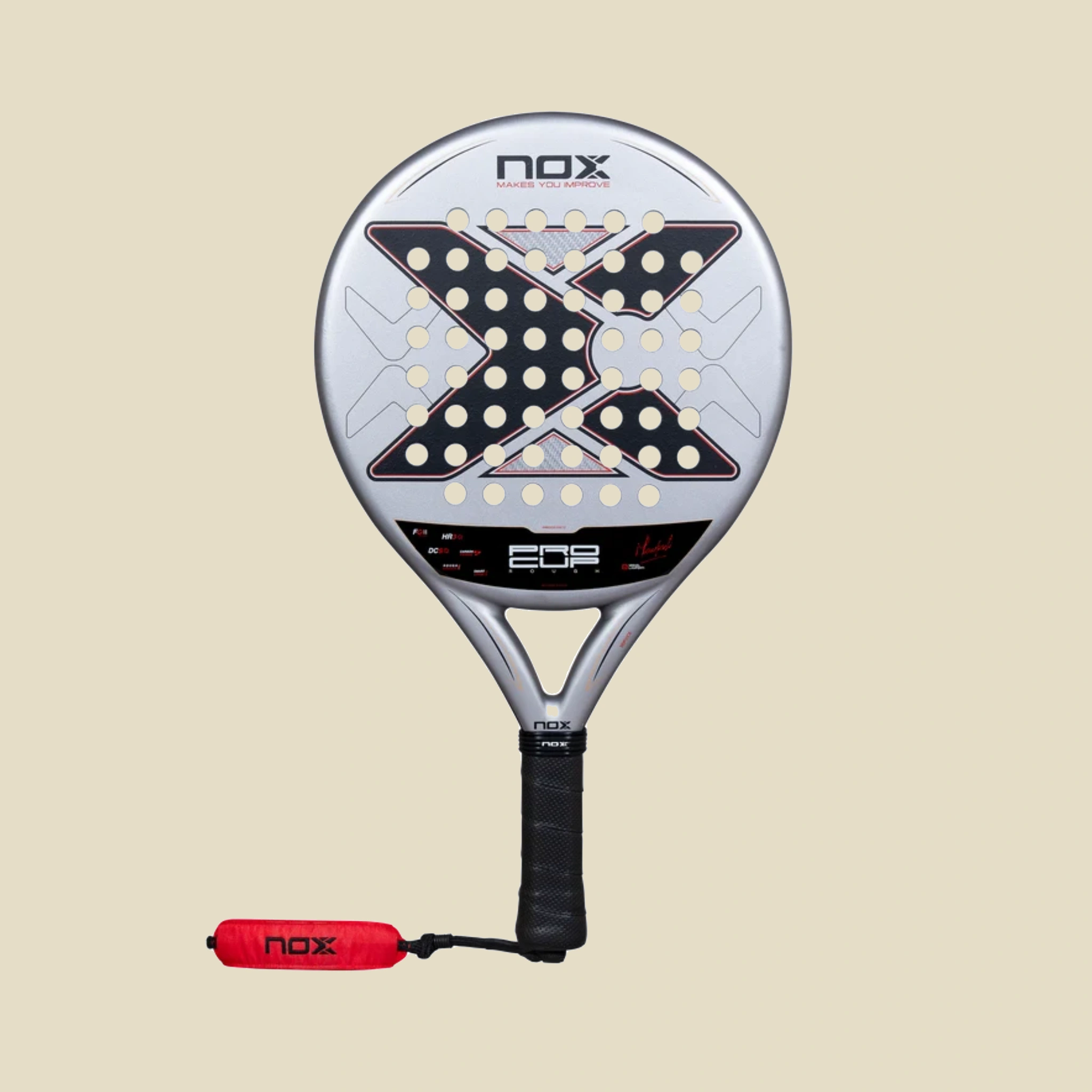 Nox ML10 Pro Cup Rough Surface 2027, harmaa / musta, kuva edestä