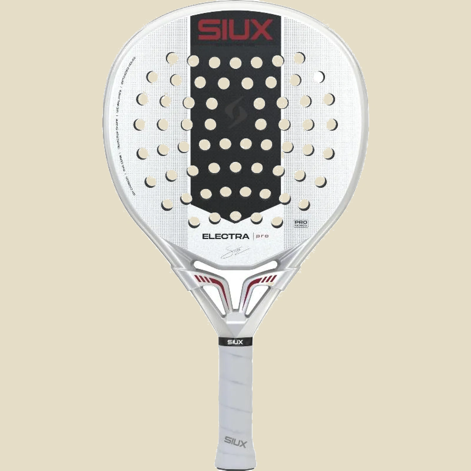 Siux Stupa Electra Pro 2027 valkoinen, musta, kuva edestä