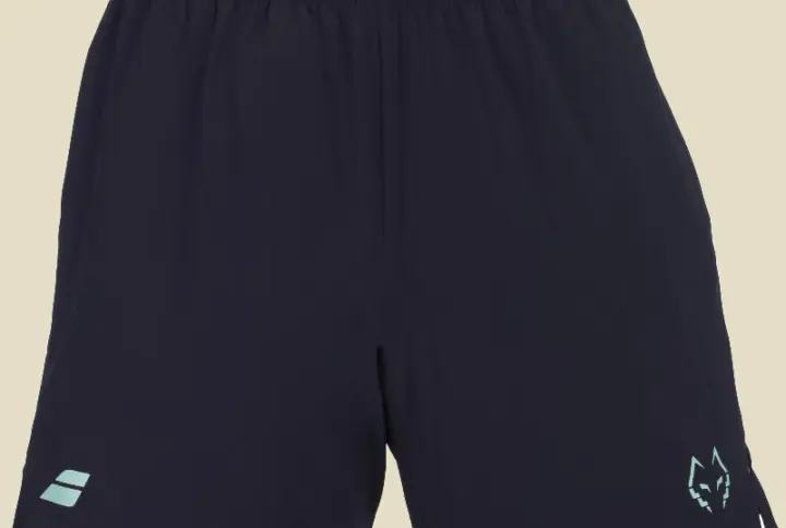 [L] Babolat Juan Lebron shortsit musta 2027, kuva edestä