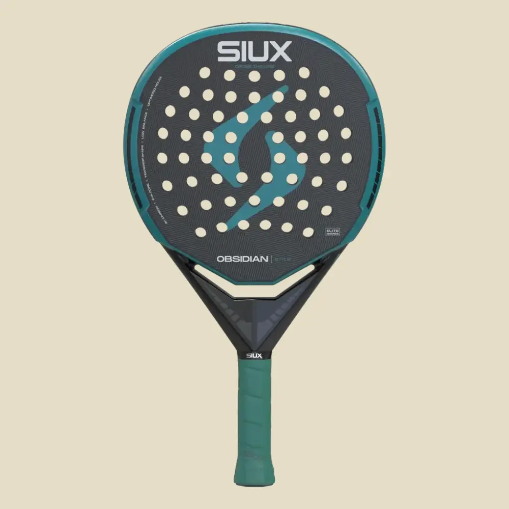 Siux Obsidian Elite 2027, musta / turkoosi, kuva edestä