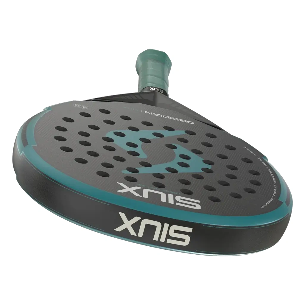 Siux Obsidian Elite 2027, musta / turkoosi, kuva viistosta