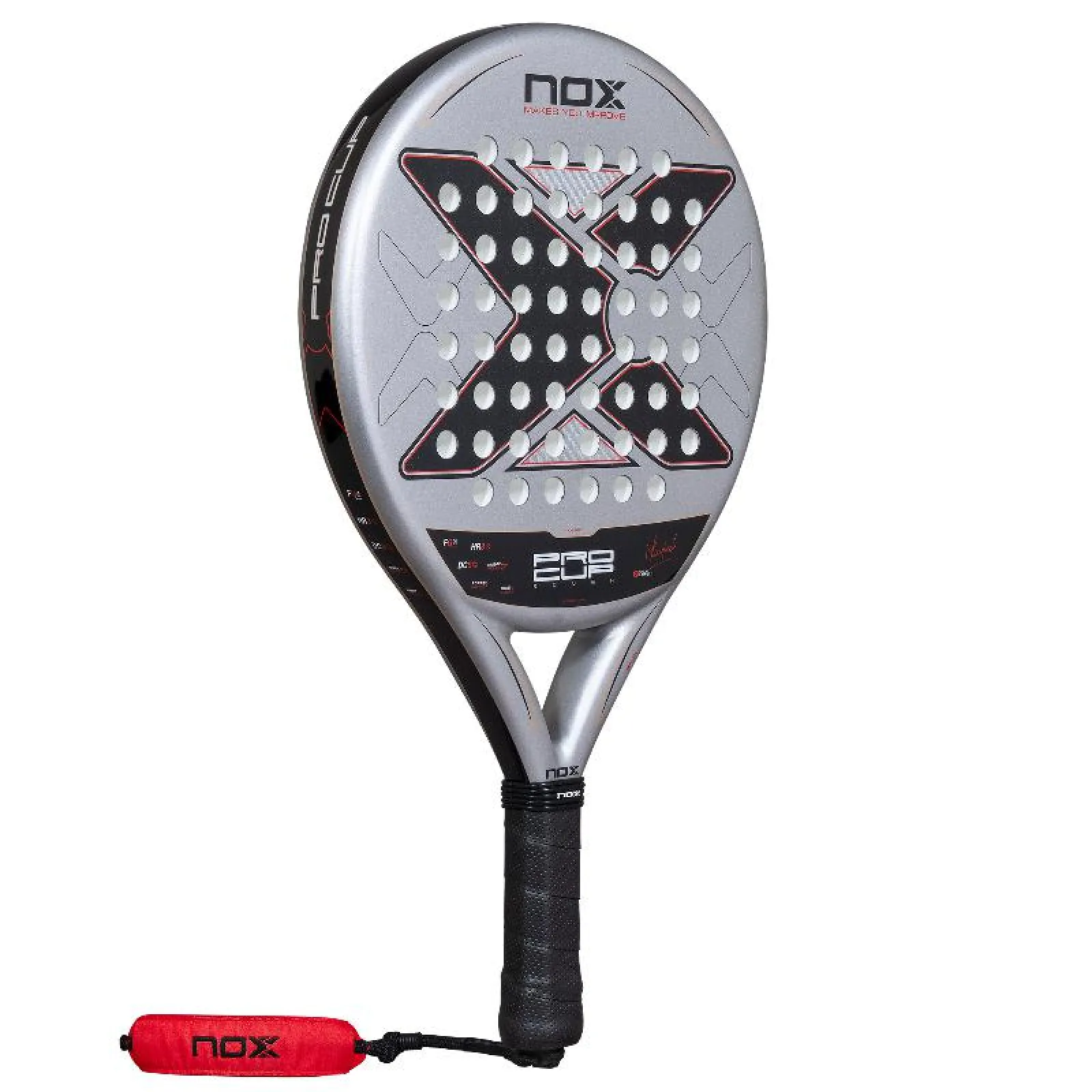 Nox ML10 Pro Cup Rough Surface 2027, harmaa / musta, kuva viistosta