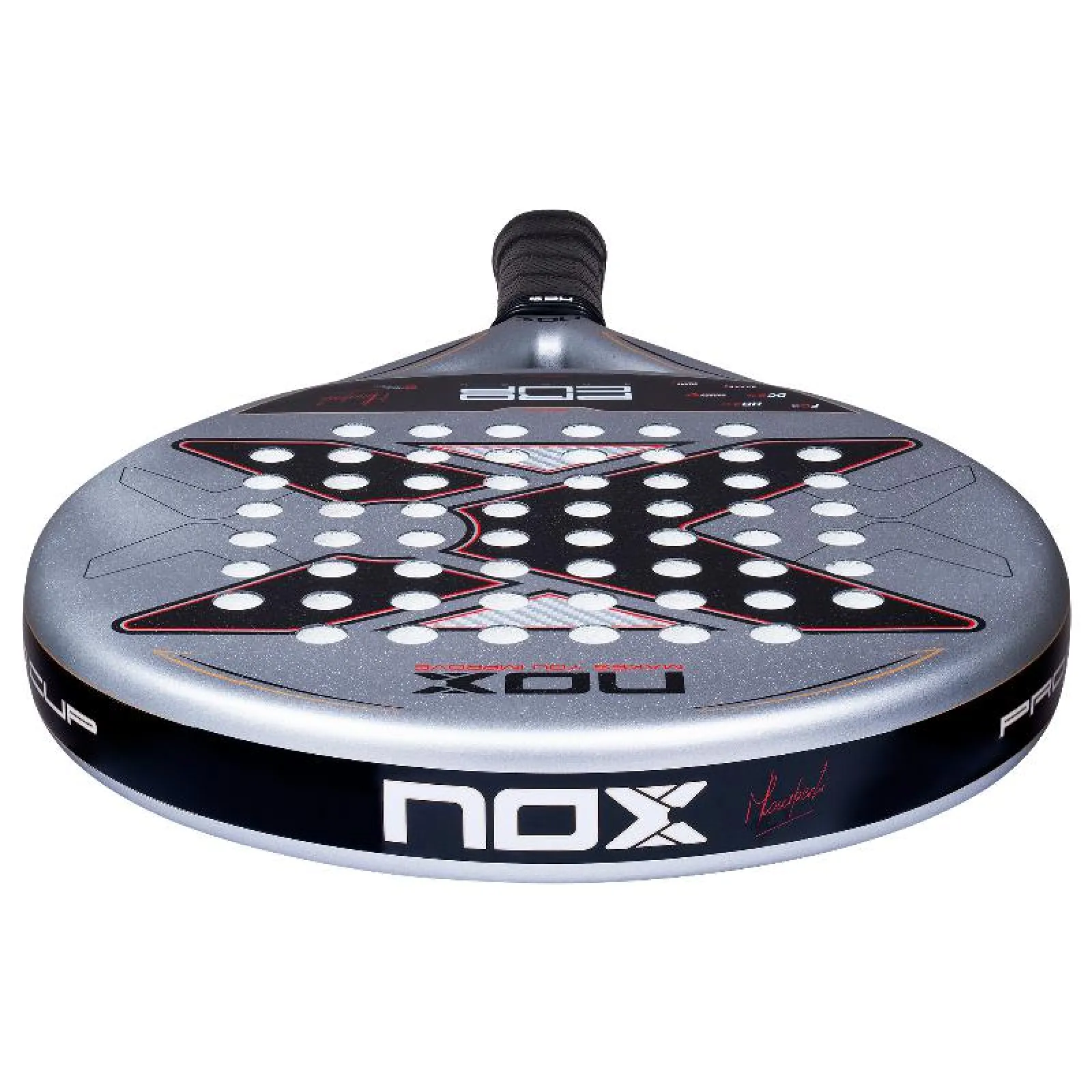 Nox ML10 Pro Cup Rough Surface 2027, harmaa / musta, kuva viistosta