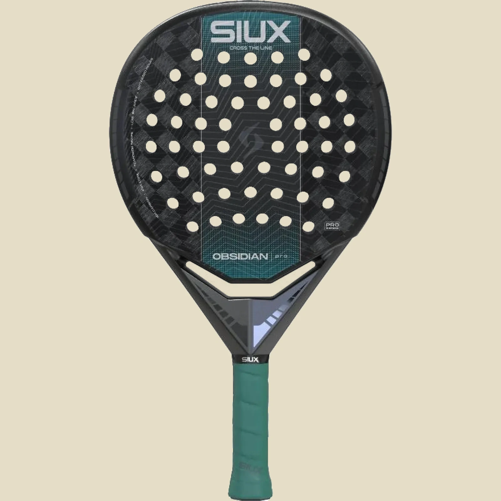Siux Obsidian Pro 2027 musta, turkoosi