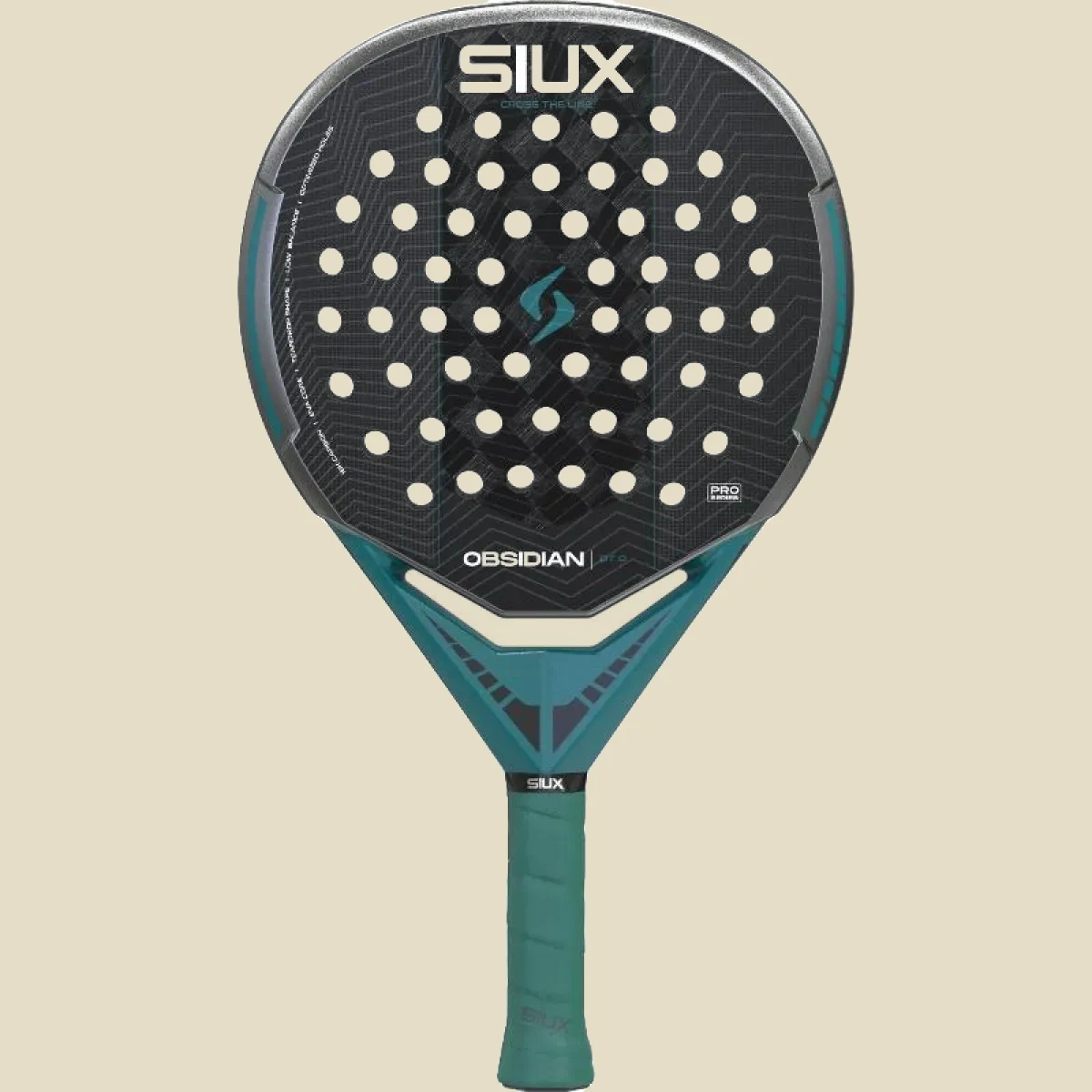 Siux Obsidian Pro 2027 hopea, harmaa / musta