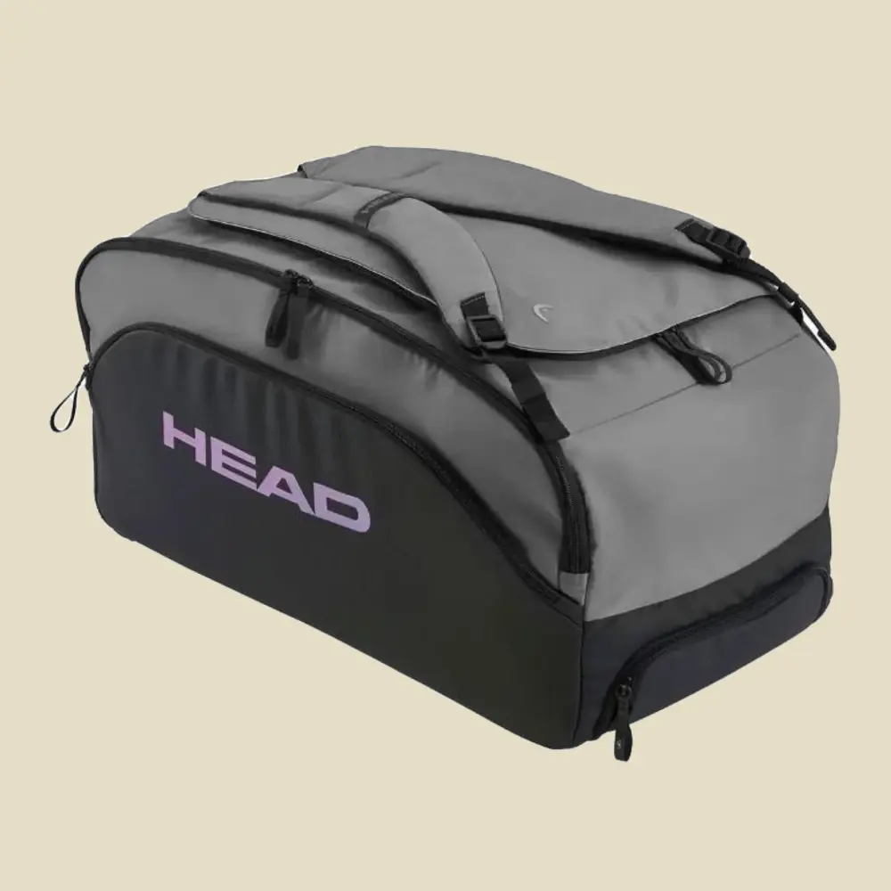 Head Pro X Duffle L padellaukku musta-vihreä, kuva viistosta