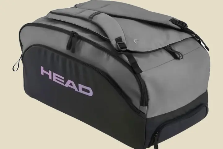 Head Pro X Duffle L padellaukku musta-vihreä, kuva viistosta