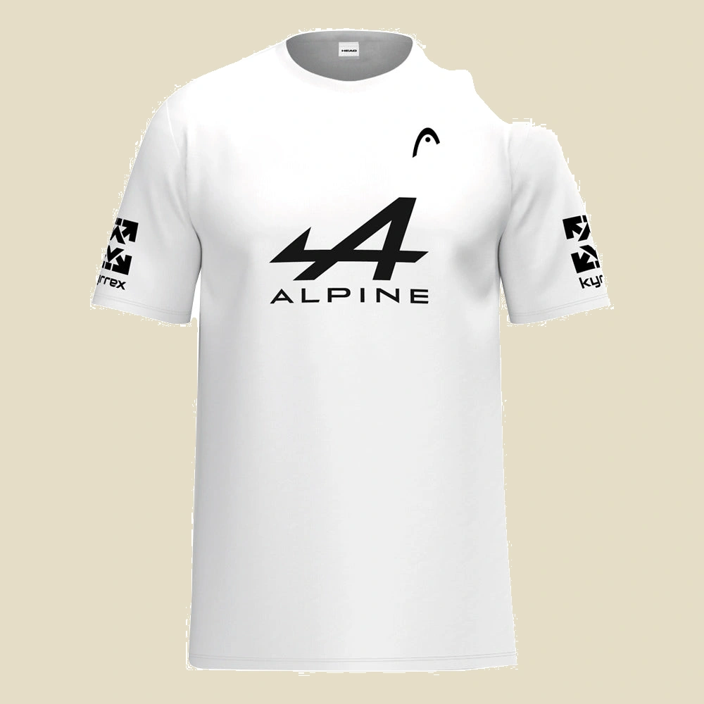 [M] Head Arturo Coello Official T-shirt valkoinen 2025, kuva edestä