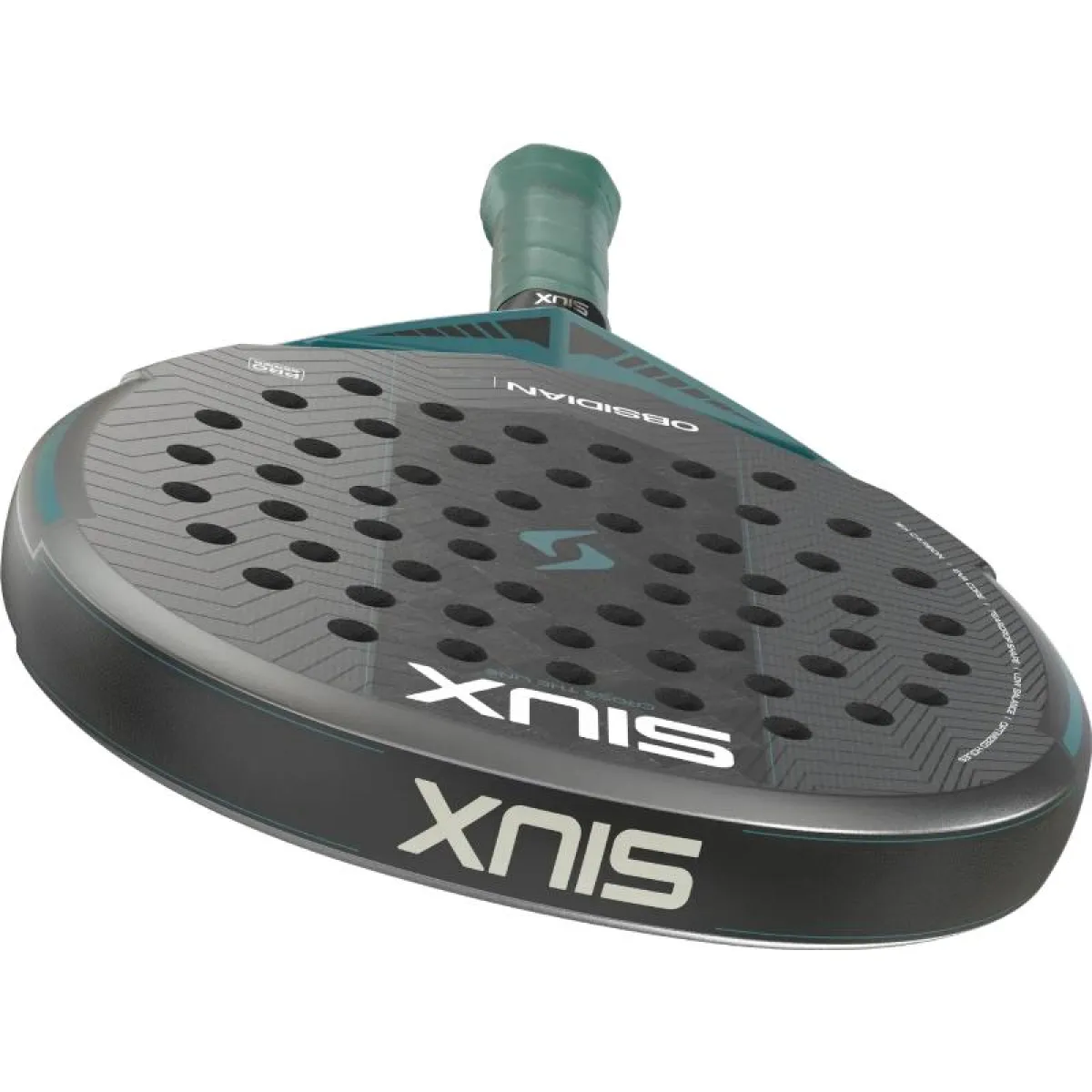 Siux Obsidian Pro 2027 hopea, harmaa / musta, kuva viistosta