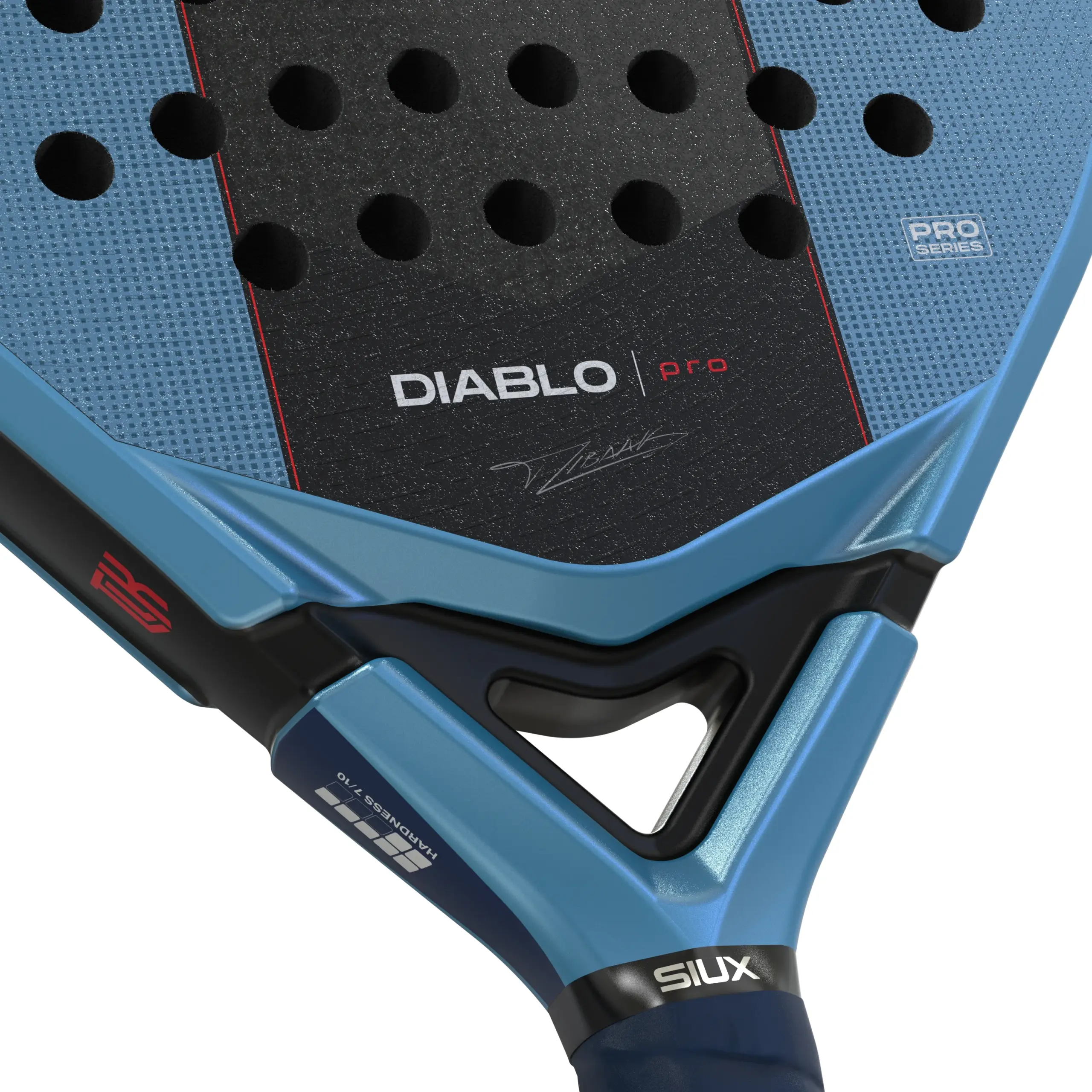 Siux Diablo Pro 2027 metallinsininen, musta, lähikuva