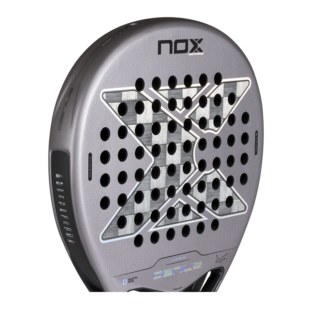Nox Genius 18K 2027, harmaa, lähikuva